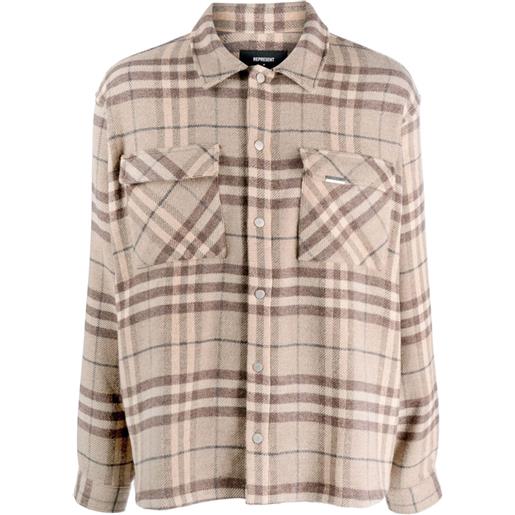 Represent plaid-check pattern shirt - toni neutri
