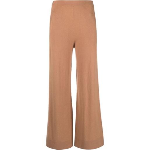 Allude pantaloni con dettaglio a righe - marrone
