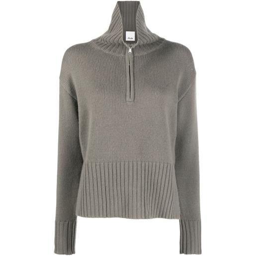 Allude maglione troyer - grigio