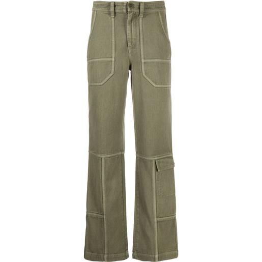 Zadig&Voltaire pantaloni pepper dritti - verde