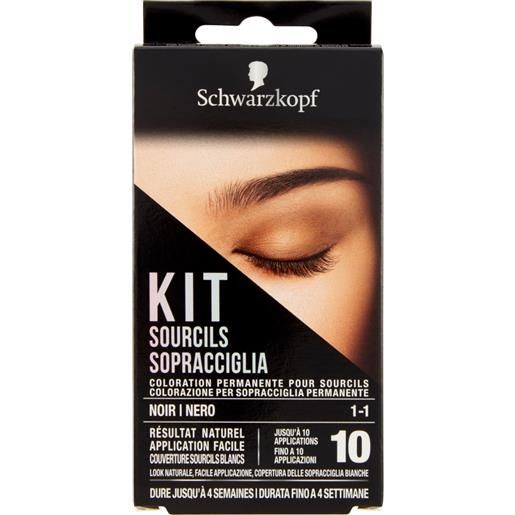 Schwarzkopf kit sopracciglia nero 10 ml - -