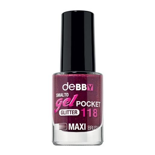 Debby gel pocket glitter purple smalto n. 118 - -