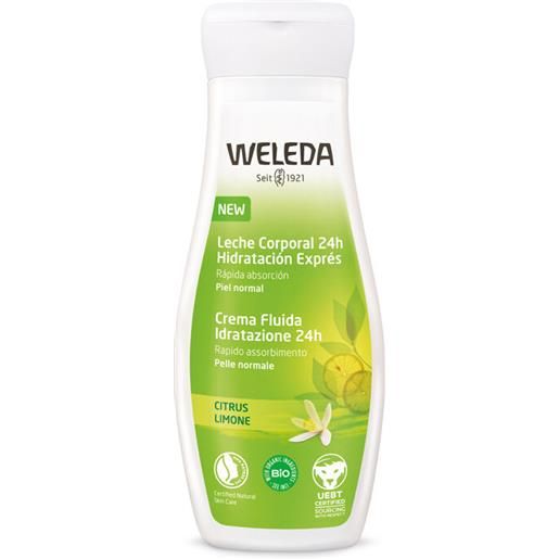 Weleda crema fluida idratazione 24h 200 ml - -