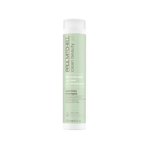 Paul Mitchell clean beauty anti-frizz shampoo, liscia i capelli, controlla l'effetto crespo, per capelli grossi e texturizzati - 250 ml