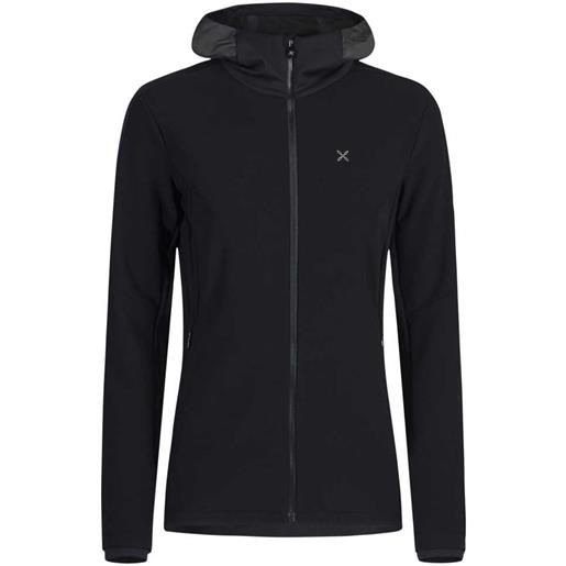 Montura sporty winter hoodie fleece nero s donna