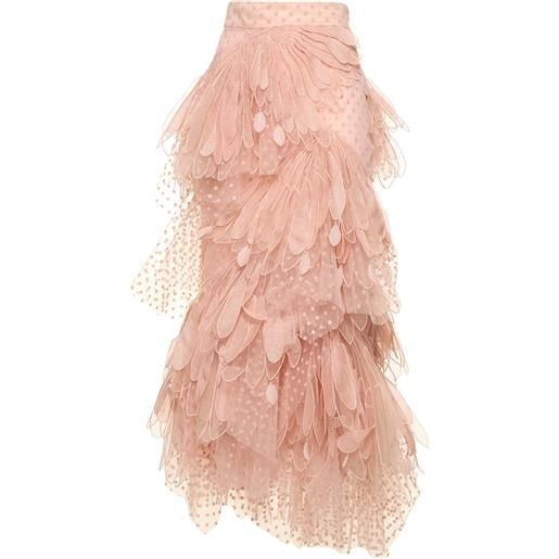 ZIMMERMANN gonna lvr exclusive in tulle floccato