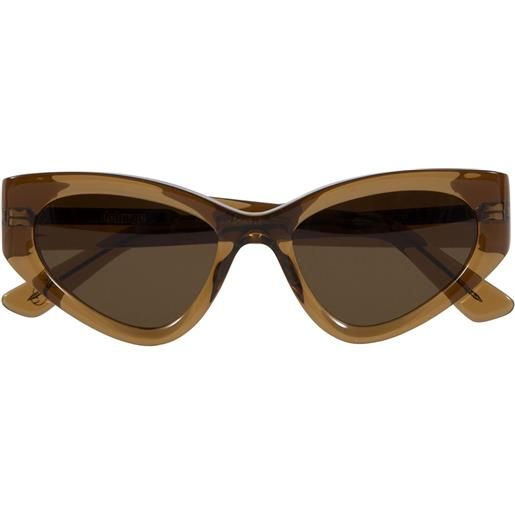 DELARGE occhiali da sole cat-eye shapes in acetato