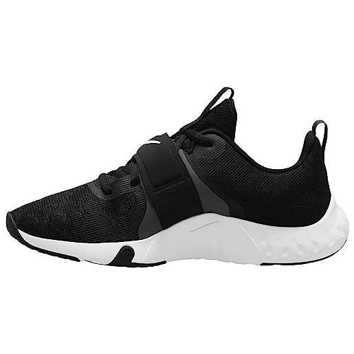 Nike renew in-season tr 12, scarpe da passeggio donna, black/white-dk smoke grey, 41 eu