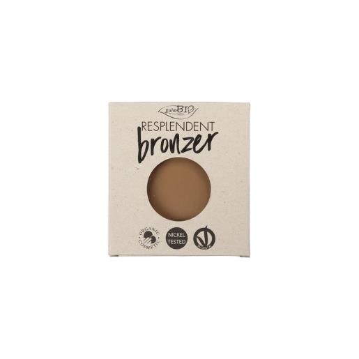 Purobio Cosmetics purobio terra compatta resplendent bronzer matte refill 01 marrone pallido