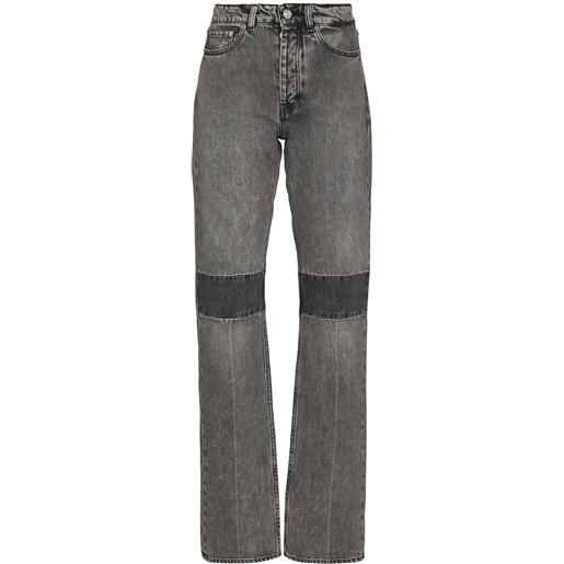 OUR LEGACY jeans dritti a vita alta - grigio