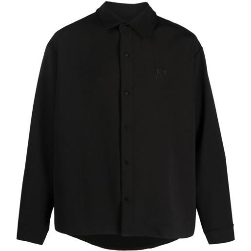Represent camicia con ricamo - nero