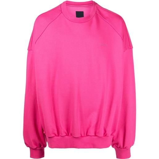 Juun.J t-shirt con ricamo logo - rosa