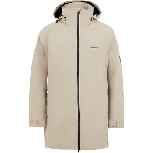 Protest prtbrysome hood jacket beige l uomo