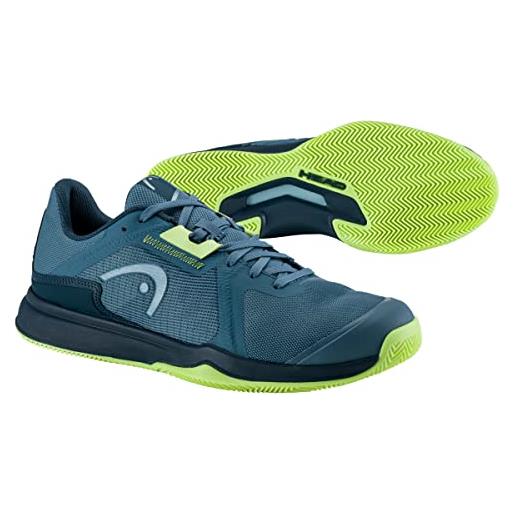 Head sprint team 3.5 clay uomo, scarpe da bambini, blue/light green, 42.5 eu