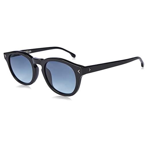 LOZZA sl4284 700b sunglasses unisex plastic, standard, 52 occhiali, black/blue shaded, uomo