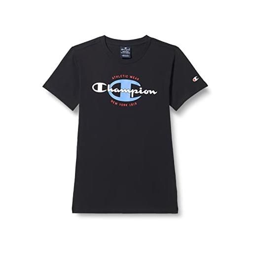 Champion legacy graphic shop c s/s t-shirt, blu cobalto, 7-8 anni bambini e ragazzi