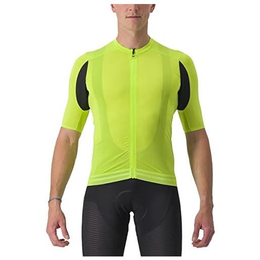 CASTELLI superleggera 3 jersey, maglietta da ciclismo uomo, giallo (electric lime), m