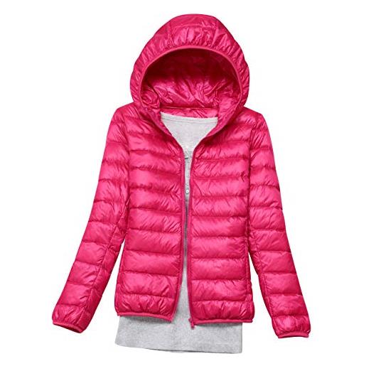 Pengniao piumino leggero donna con cappuccio piumini leggeri giacca piumino leggeri donna giacconi invernali cappotto piumino ultraleggero pesante giubbotti imbottiti giubbini giacca imbottito invernale