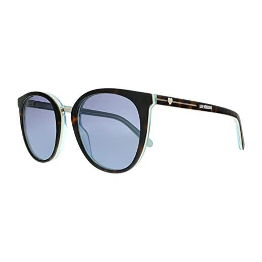 Love Moschino mol mol016/s 086/gb havana sunglasses unisex polycarbonate, standard, 51 occhiali, donna