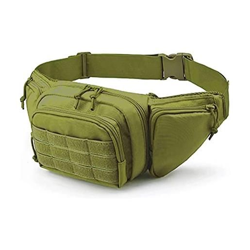 OAREA marsupio tattico fondina for pistola molle marsupio militare marsupio utility borsa a tracolla in nylon for caccia campeggio (color: tbp003-od)