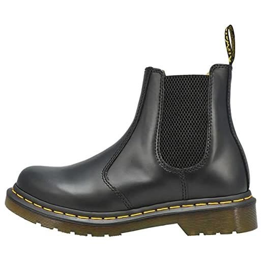 Dr. Martens, womens 2976 w boots, black smooth, 5 us