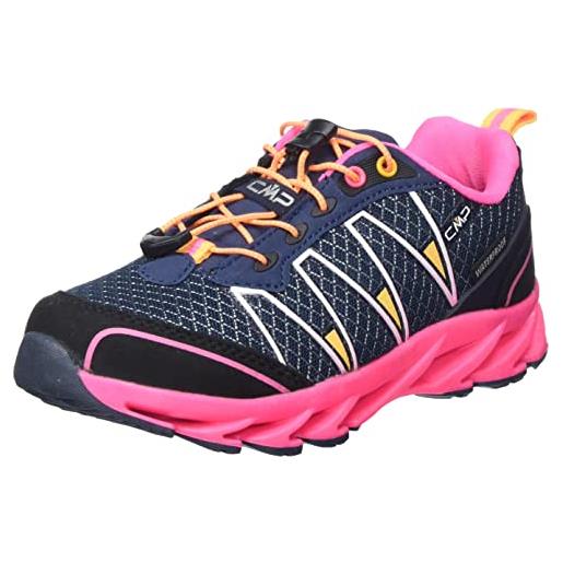 CMP kids altak trail shoes wp 2.0, scarpe sportive da bambini unisex - bambini e ragazzi, nero-river-cedro, 25 eu