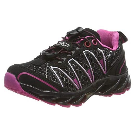 CMP kids altak trail shoes wp 2.0, scarpe sportive da bambini unisex - bambini e ragazzi, nero-river-cedro, 36 eu