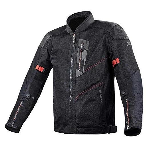 LS2 giacca da moto estiva con protezioni alba man nera 3xl