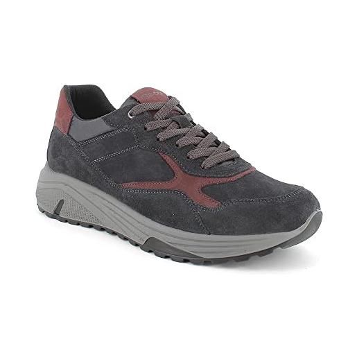IGI&CO uomo seth, scarpe da ginnastica, grigio (dark mud), 47 eu