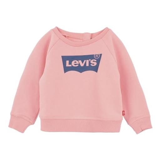 Levi's lvg ket item logo crew bimba, red/white, 12 mesi