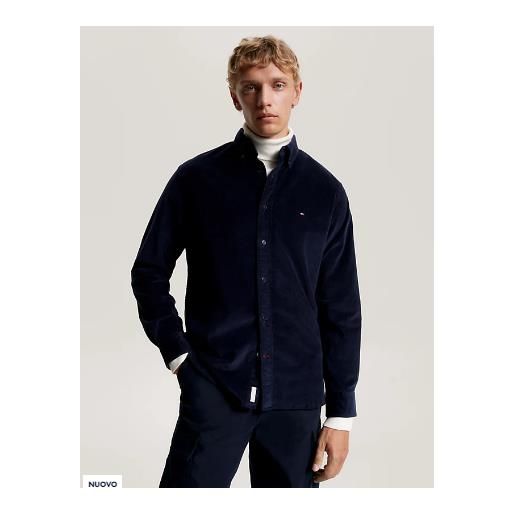 TOMMY HILFIGER flex solid corduroy rf shirt TOMMY HILFIGER