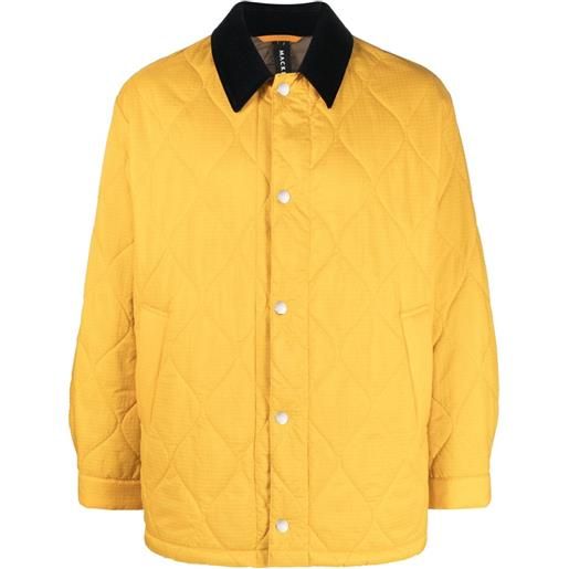 Mackintosh giacca trapuntata teeming - giallo