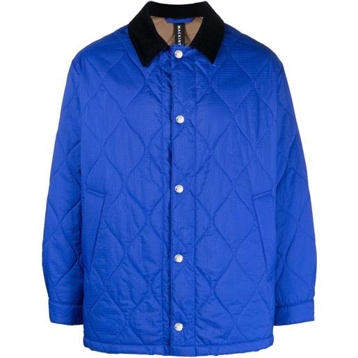 Mackintosh giacca trapuntata teeming - blu