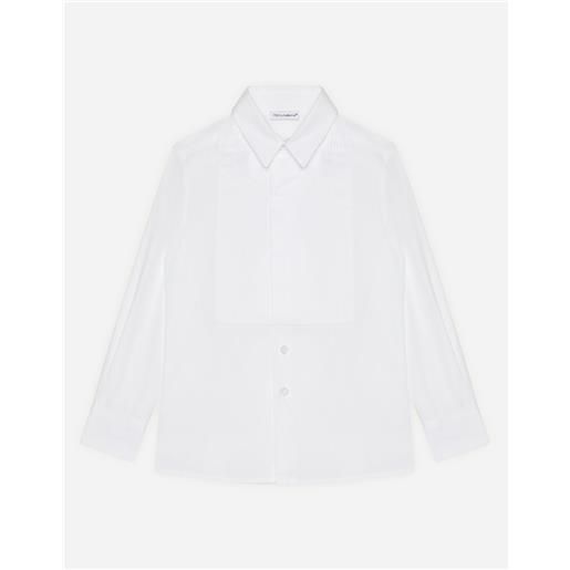 Dolce & Gabbana poplin shirt with shirt-front detail
