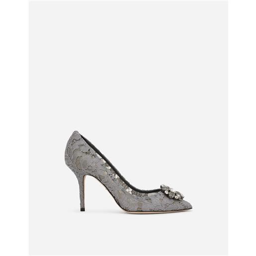 Dolce & Gabbana pump in taormina lace with crystals