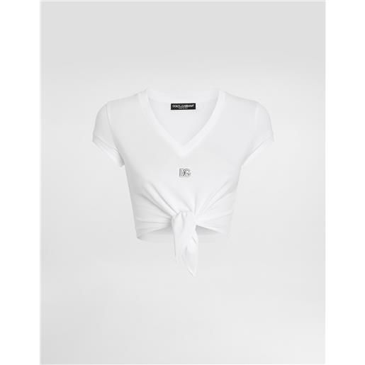 Dolce & Gabbana t-shirt scollo v con