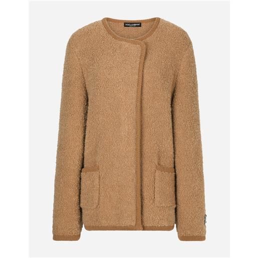 Dolce & Gabbana giacca doppiopetto in cashmere e lana alpaca