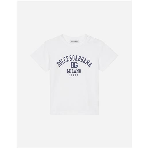 Dolce & Gabbana t-shirt in jersey stampa logo