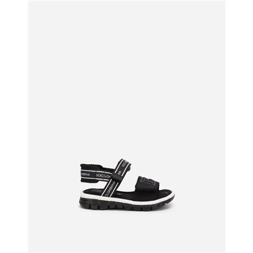 Dolce & Gabbana technical fabric sandals with dg logo