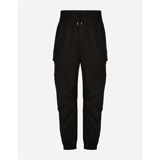 Dolce & Gabbana cotton cargo pants with branded tag