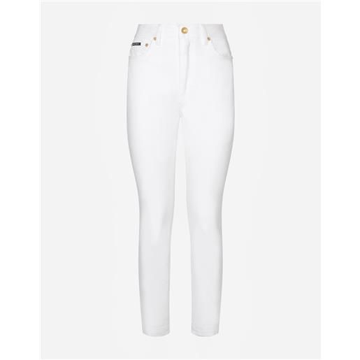Dolce & Gabbana white denim audrey jeans