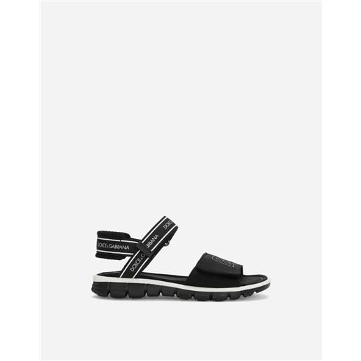 Dolce & Gabbana technical fabric sandals with dg logo