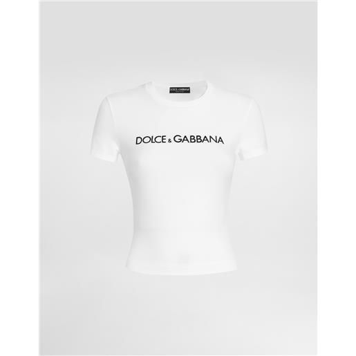 Dolce & Gabbana t-shirt corta con logo dg