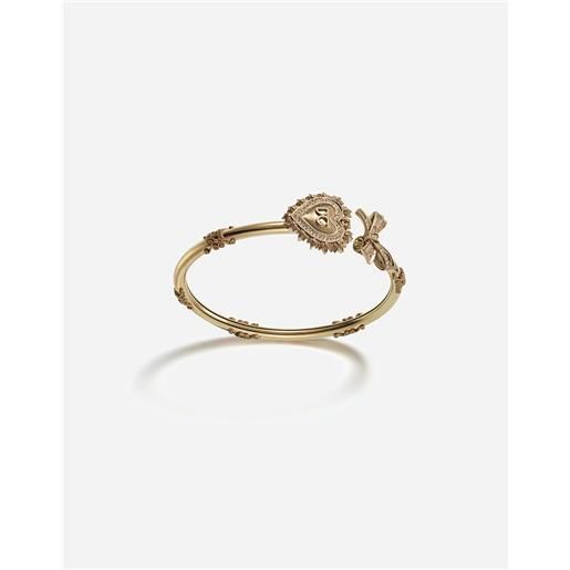 Dolce & Gabbana devotion bracelet in yellow gold with diamonds