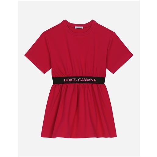 Dolce & Gabbana abito in interlock con elastico logato