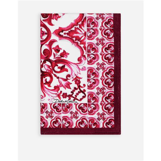 Dolce & Gabbana majolica print terrycloth beach towel (114 x 185)