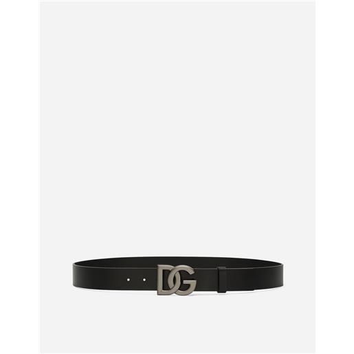 Dolce & Gabbana leather belt with dg logo