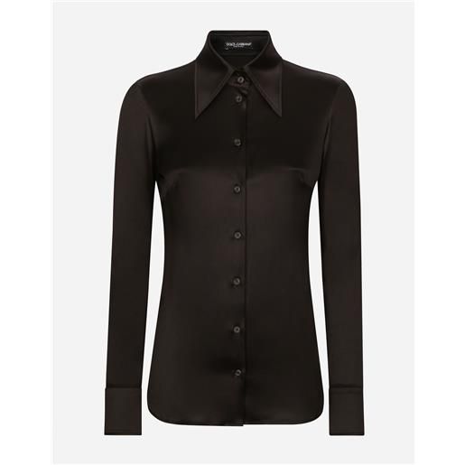 Dolce & Gabbana long-sleeved silk shirt