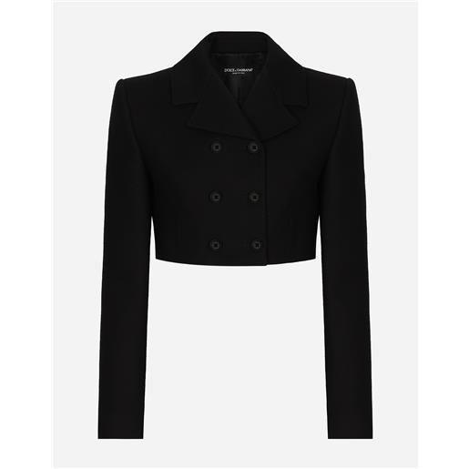 Dolce & Gabbana short double-breasted twill jacket
