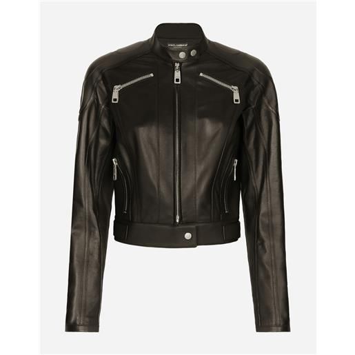 Dolce & Gabbana nappa leather biker jacket